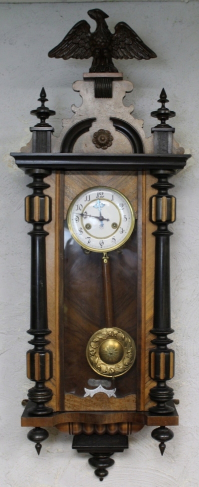 NEORENESANSOWY ZEGAR WISZĄCY JUNGHANS 1906 r.