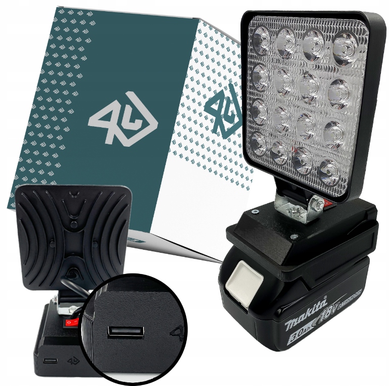 

Lampa Do Makita Usb halogen lampka robocza Max