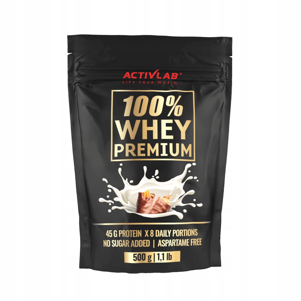 Protein Wpc Activlab 100% Whey Premium 500 g čokoládovo-karamelová