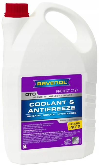 Ravenol Otc Protect C12+ 5L płyn do chłodnic