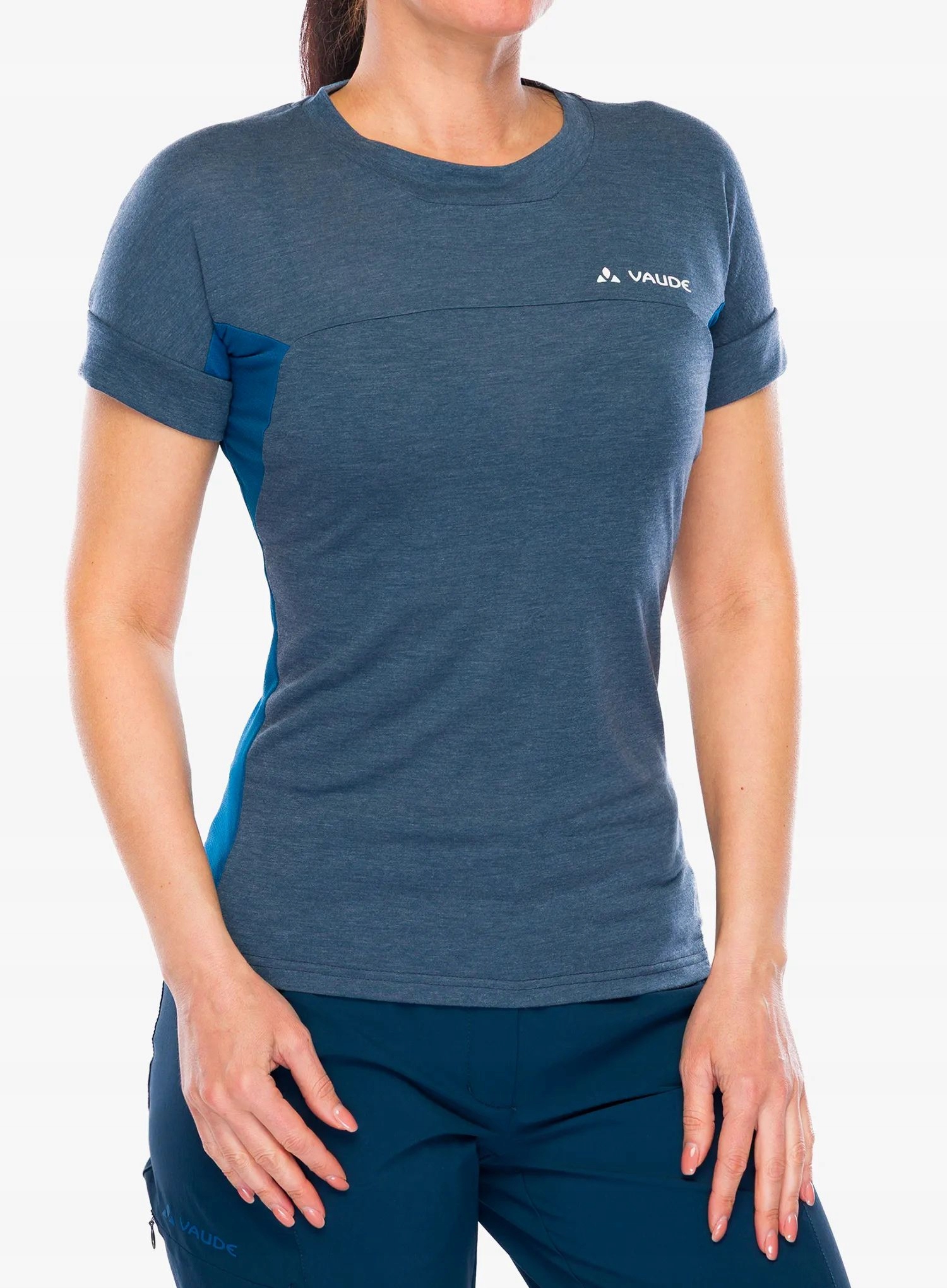 Dámské tričko Vaude Scopi T-Shirt IV shore blue 36 (xs)