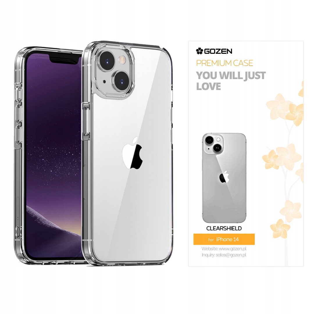 

Etui GoZen do iPhone 14 Case Przezroczyste