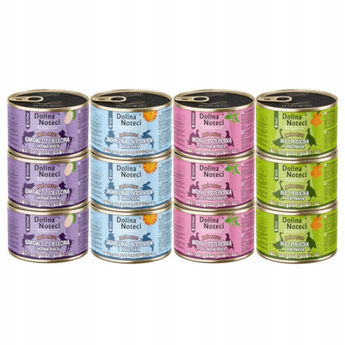 Dolina Noteci Superfood Kot Mix smaków 12x185g