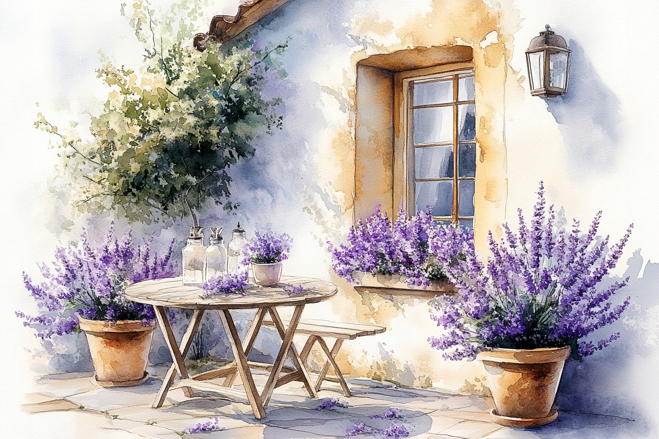 Obraz Na Plátně Canvas Krajina Francie Provence Dům Květiny Levandule 120x80