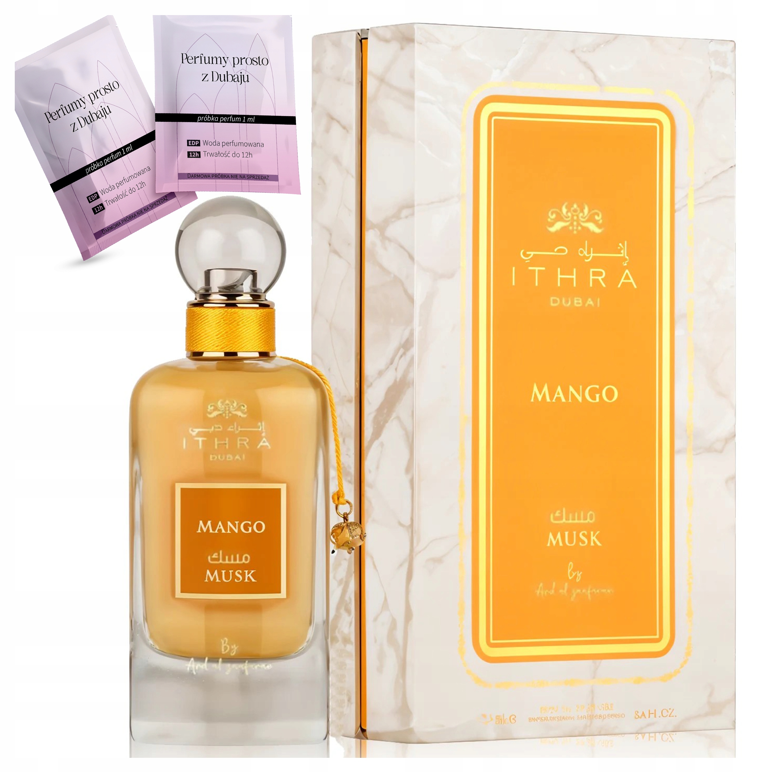 Dámské Parfémy Ard Al Zaafaran Ithra Dubai Musk Mango Ovocné 2 Vzorky
