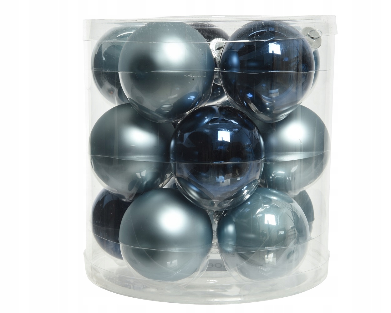 

Bombki Choinkowe Szklane 15SZT 6CM Niebieskie 209