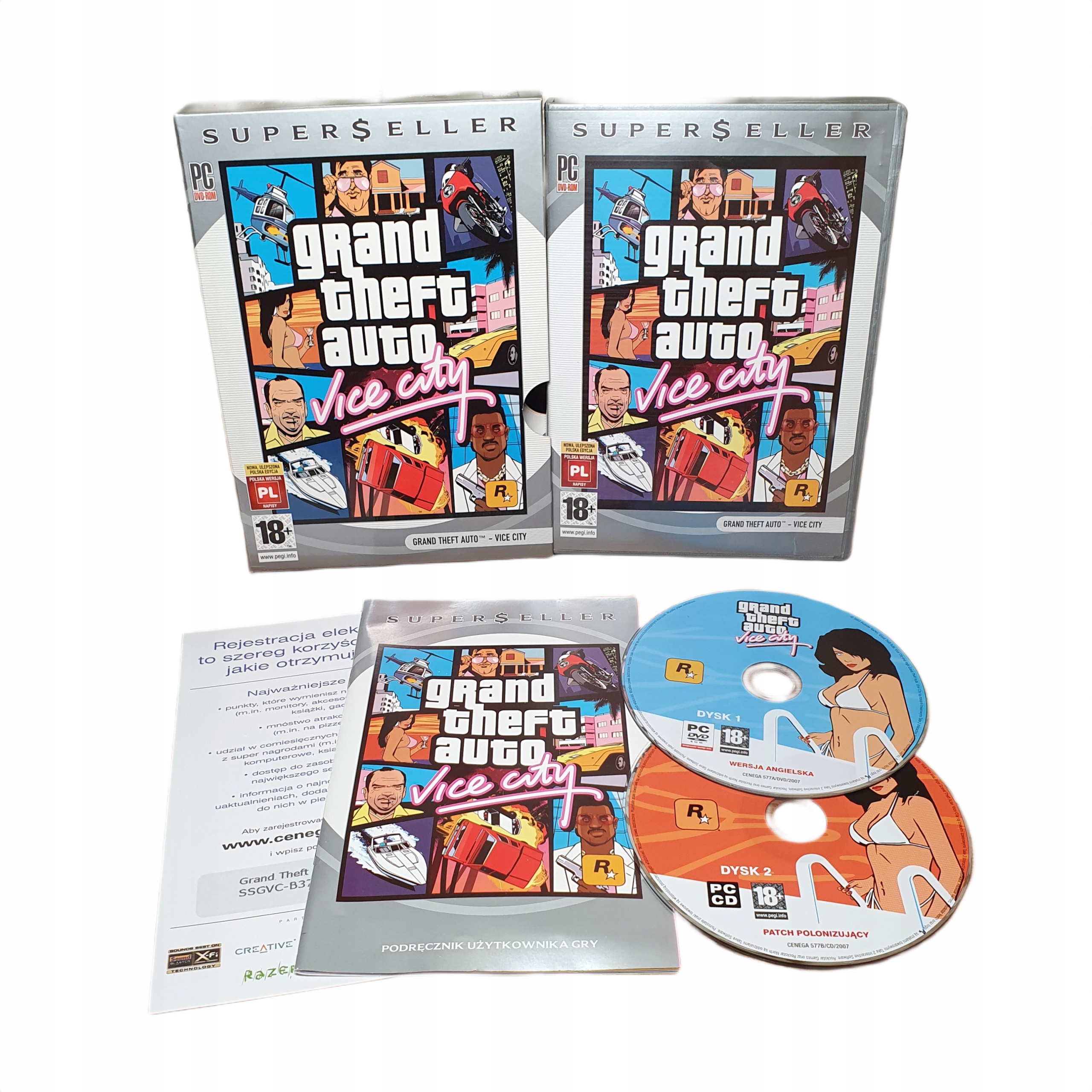 Grand Theft Auto Vice City Official Soundtrack Box Set 7 Cd