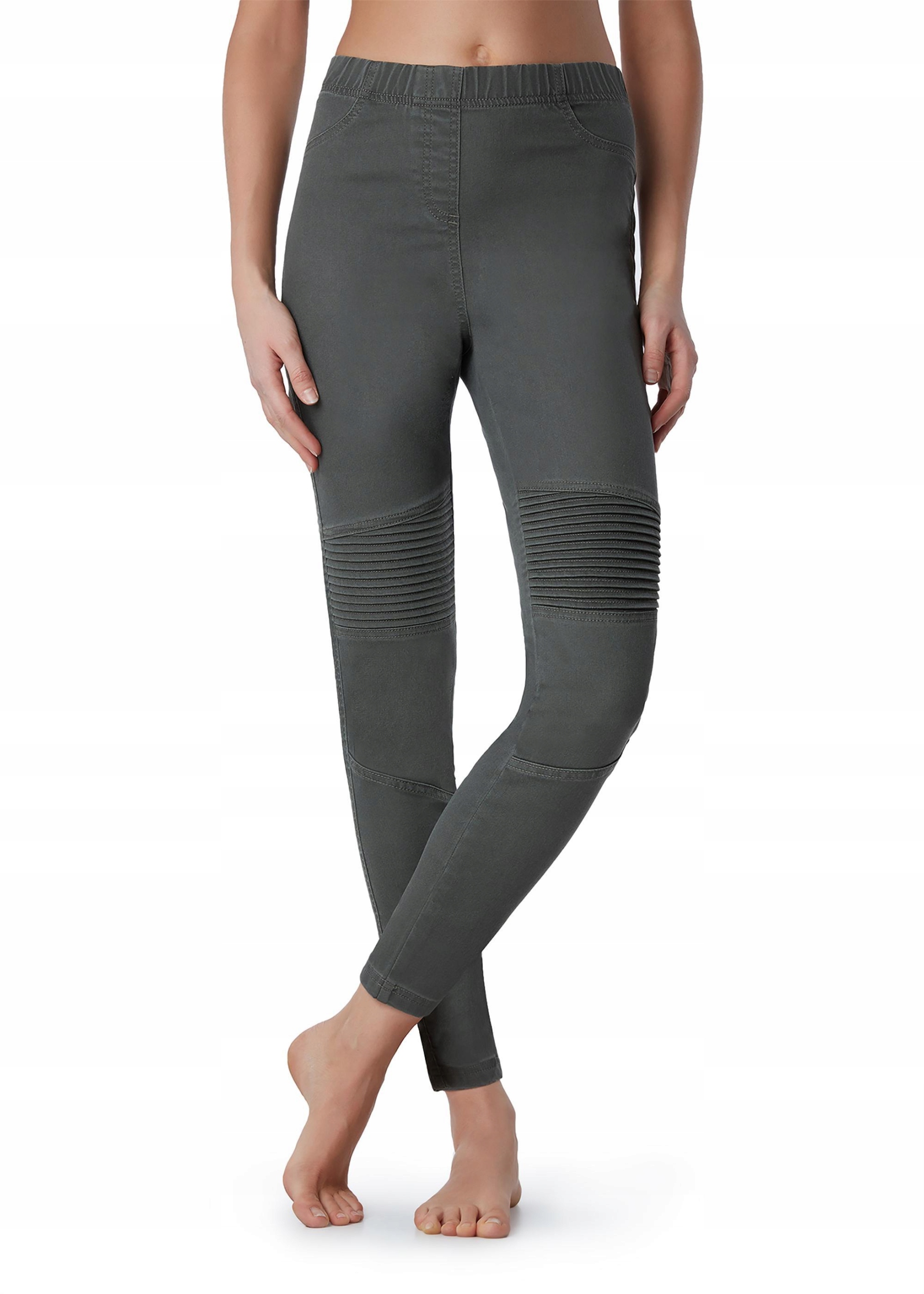 

Calzedonia Legginsy Biker Płótno Bawełna S/36