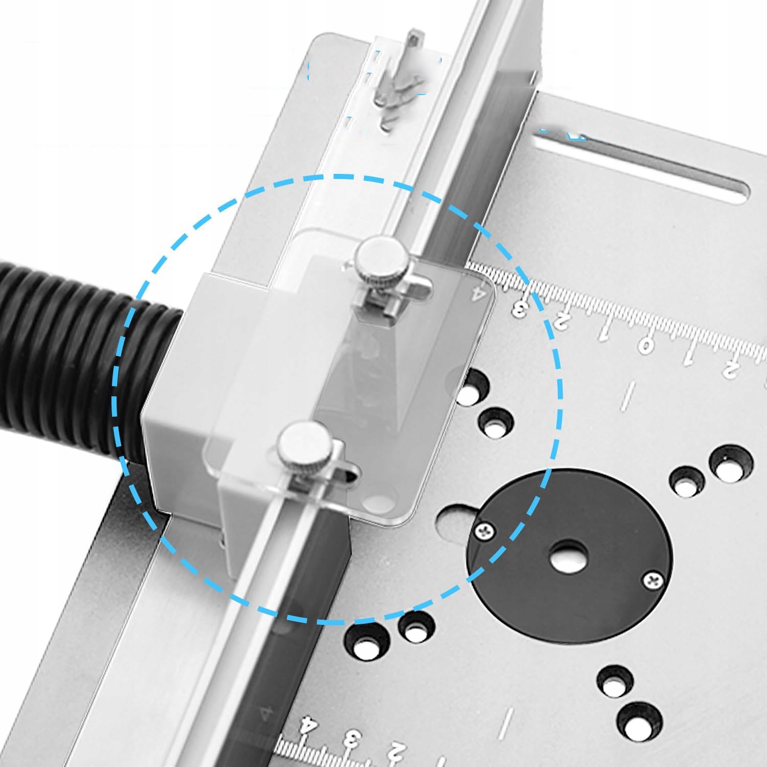SOLIDNA ALUMINIOWA PŁYTA ROUTERA ROUTER STACJONARNY DO OBRÓBKI DREWNA DIY EAN (GTIN) 0882695801519