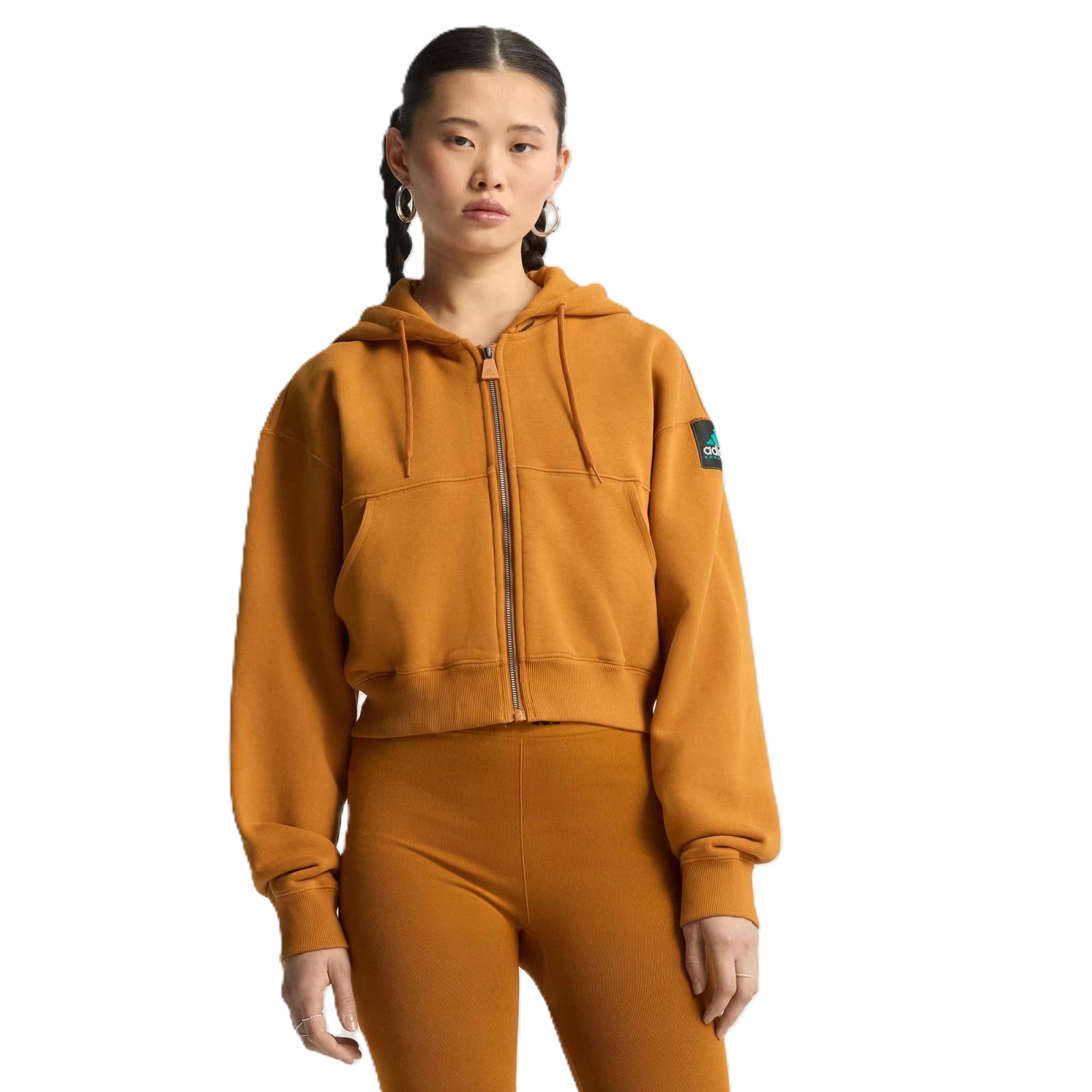 Mikina adidas Cropped Hoodie Eqt Equipment Crop vel. L JX1602