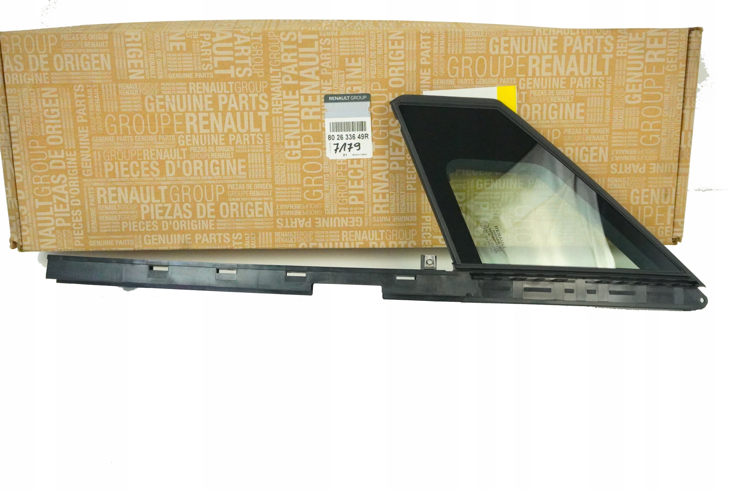 802633649R 802633649RM - CLIO V НОВОЕ СТЕКЛО ДВЕРИ КУЗОВА ЛЕВЫЙ ПЕРЕДНИЙ OE