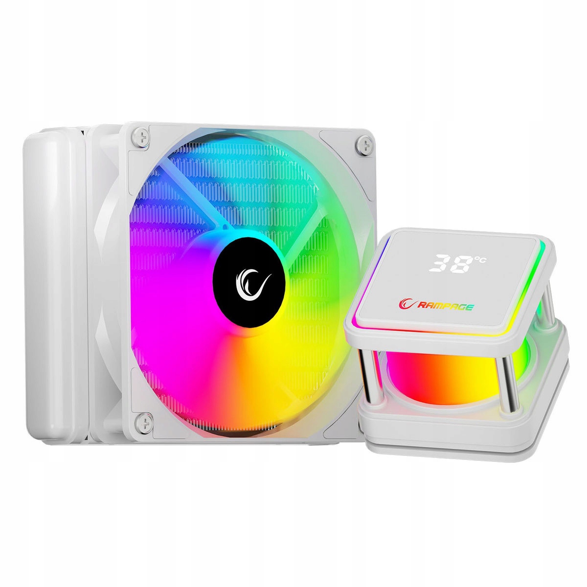 Rampage Infinite V120 Vodní chlazení 120 mm Argb, bílé