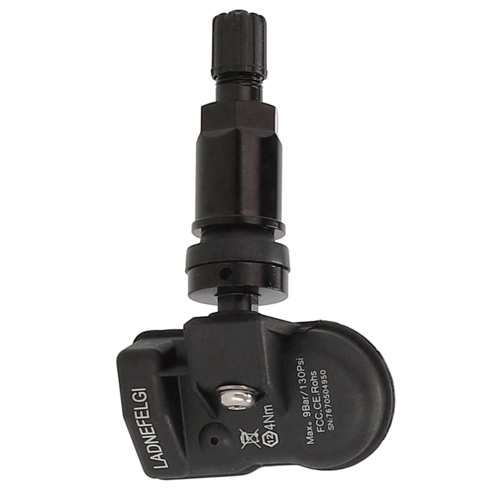 Tpms Snímač tlaku pneumatik Alu Černý – programovatelný pomocí Autel 1 Ks