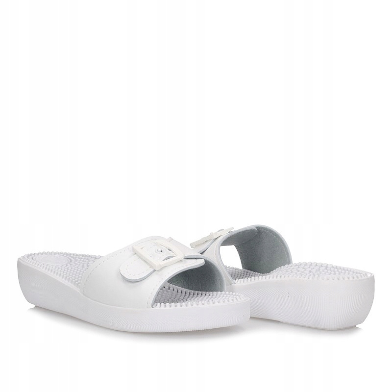 Laczki fakirki Fin-Flex 18 Bianco Materiał zewnętrzny skóra ekologiczna