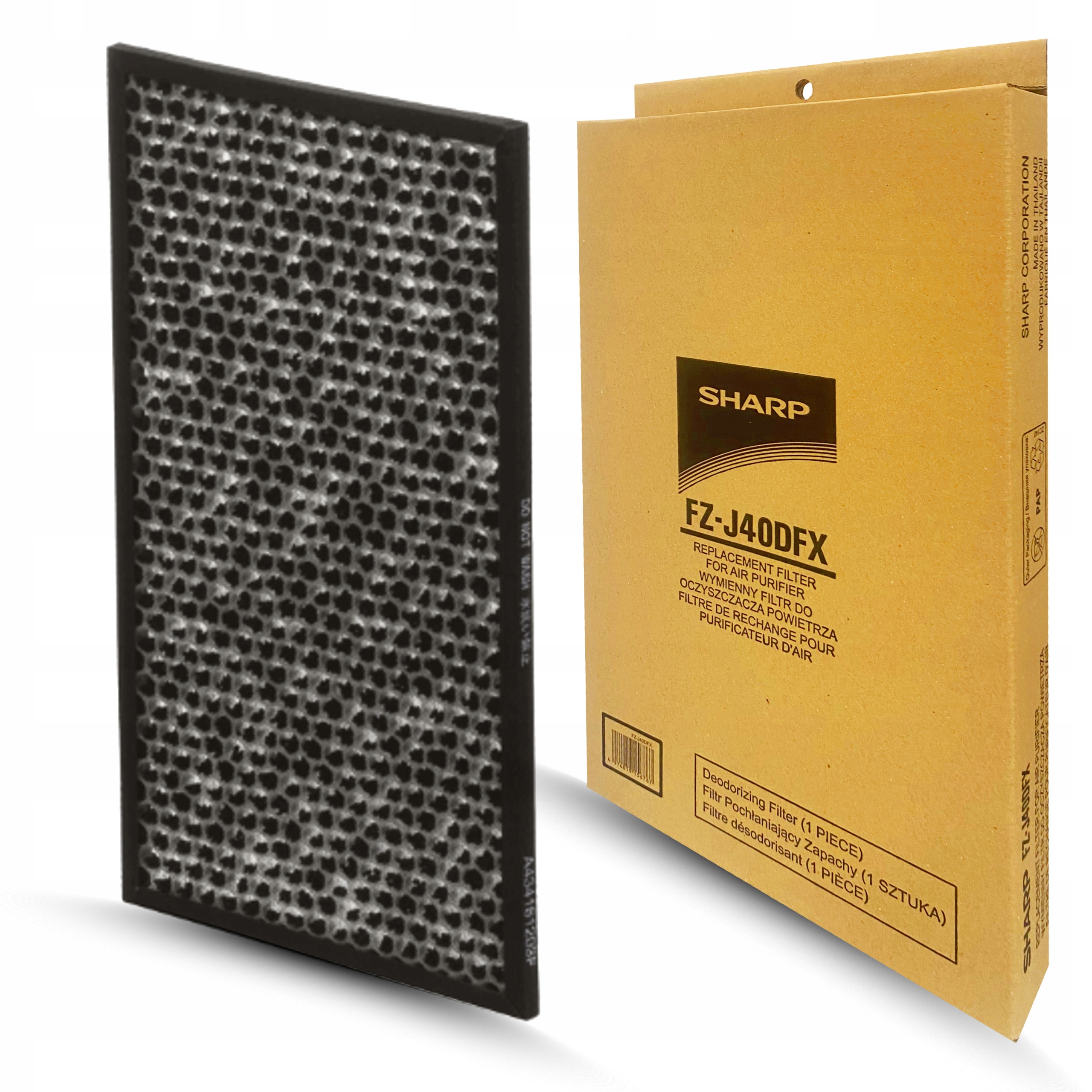 Sharp Originální filtr aktivního uhlí FZ-J40DFX pro čističku FP-J40EUW