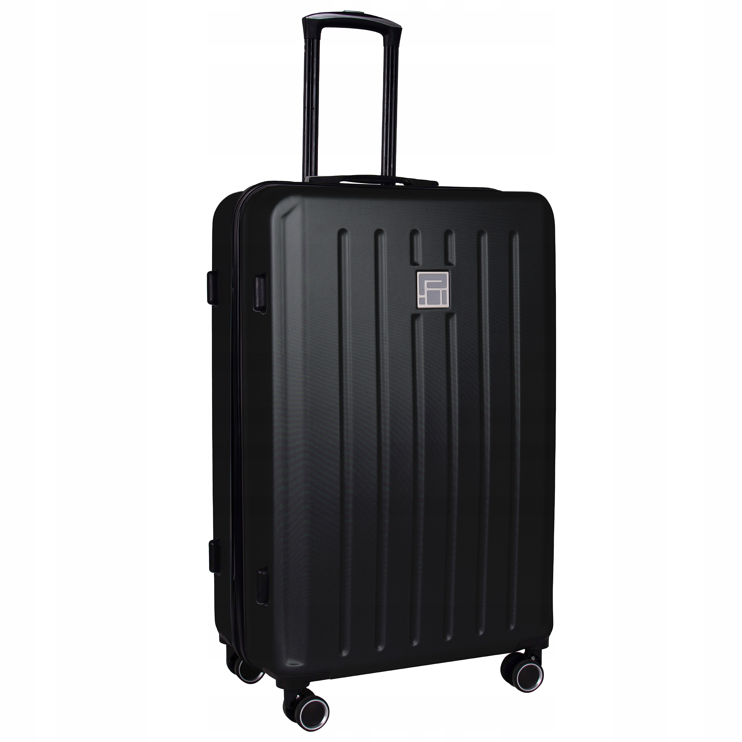 Walizka twarda Duża Lekka Czarny 110 L Paso Wakacje Ferie Podróż