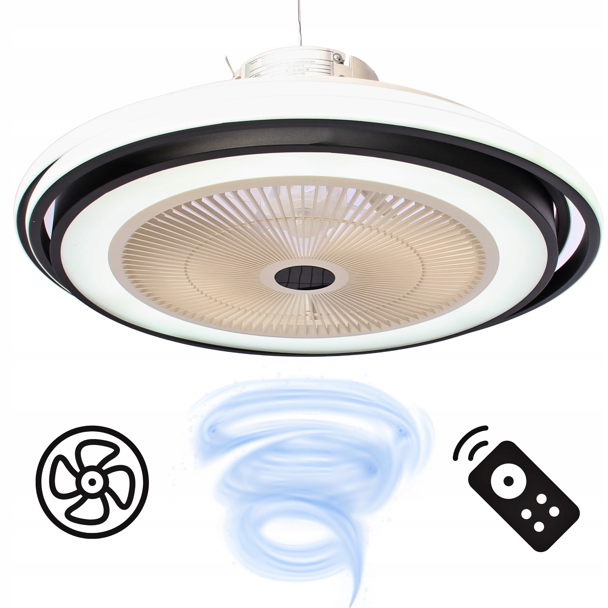 

Lampa Sufitowa Led Wentylator Plafon Pilot 3 Barwy