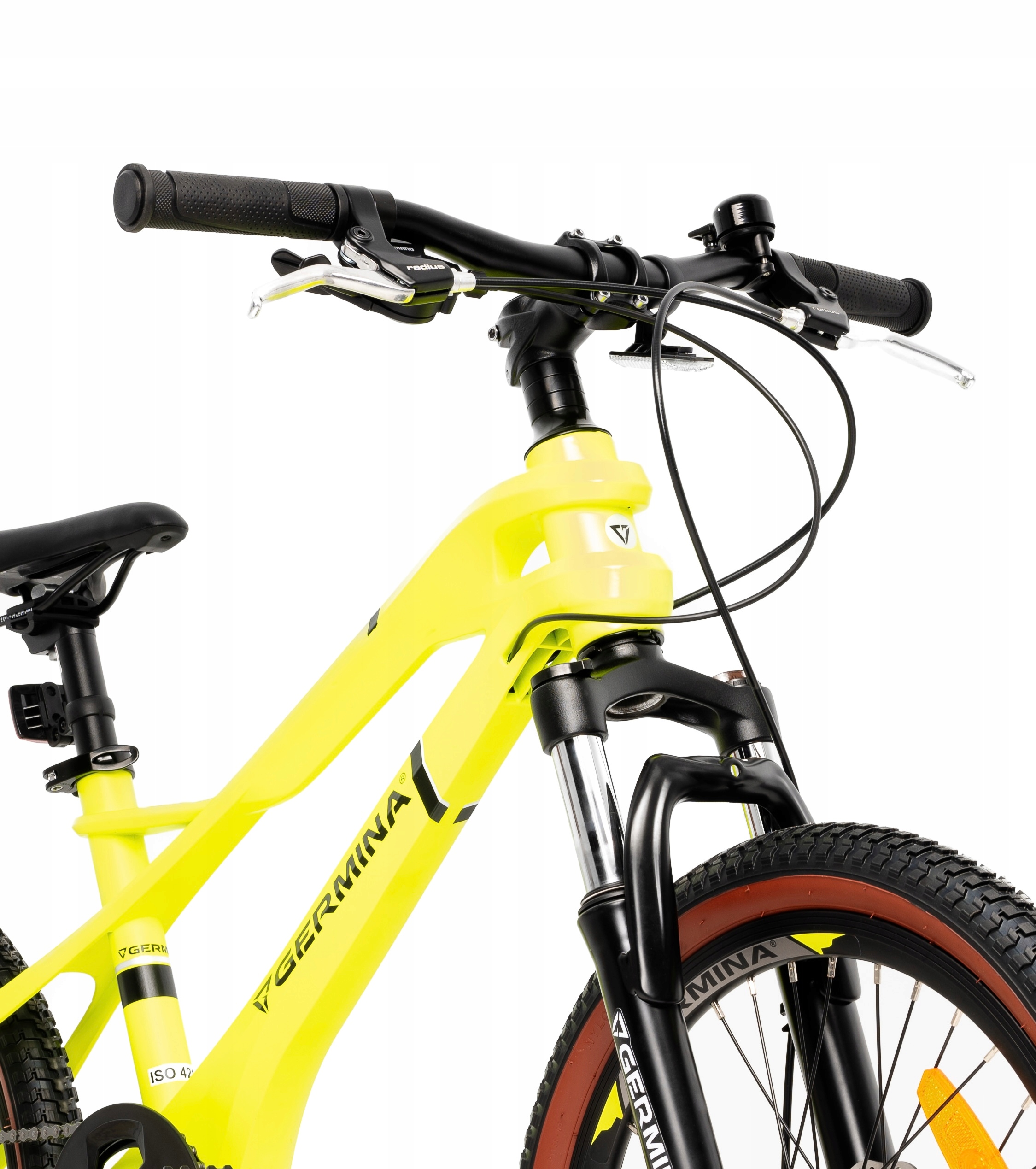 ROWER DZIECIĘCY 20 ROWEREK MTB GÓRAL GERMINA z przerzutką Shimano + tarcze Model MAGNESIUM