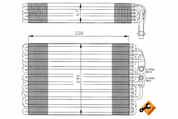 PAROWNIK KLIMATYZACJI MERCEDES Typ samochodu Samochody osobowe