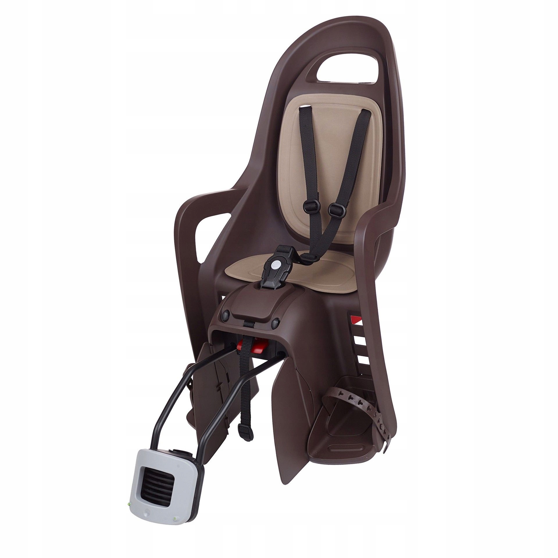 Fotelik rowerowy tylny Polisport Groovy Rs Maxi Plus ciemonobrązowy