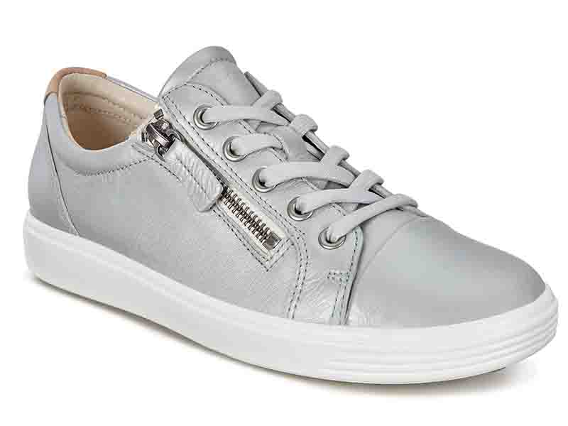 

Trampki damskie Ecco E Soft 2 srebrne skóra 36