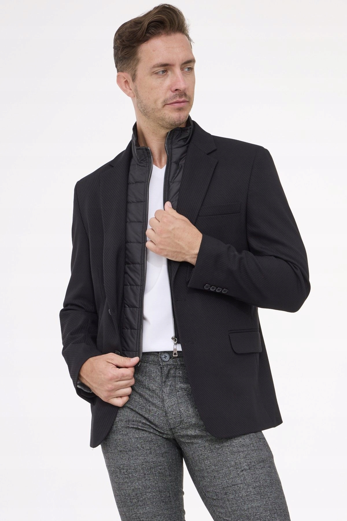 Sako typu slim fit s podšívkou 176/52 Villaro