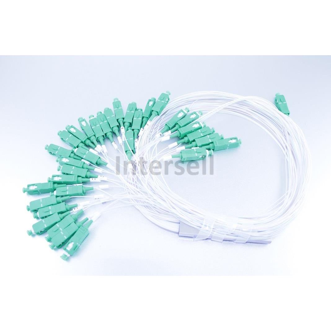 Mini Splitter Plc 1:32 Sc/apc konektor, 0.9mm vlákno, 1m kabel