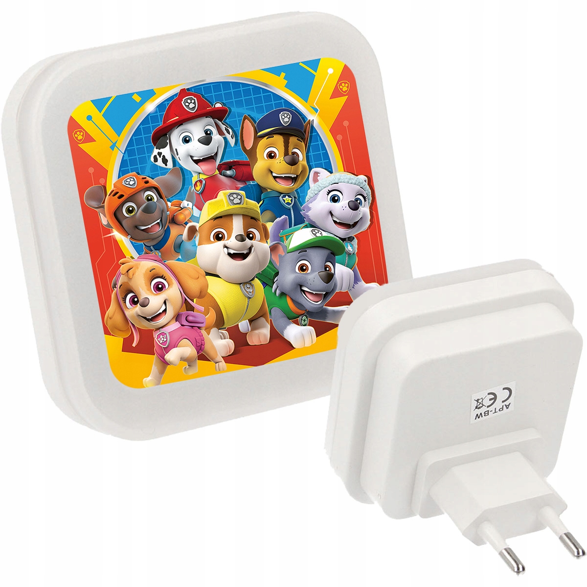 Nocna lampka do kontaktu LED Psi Patrol Top Wzory