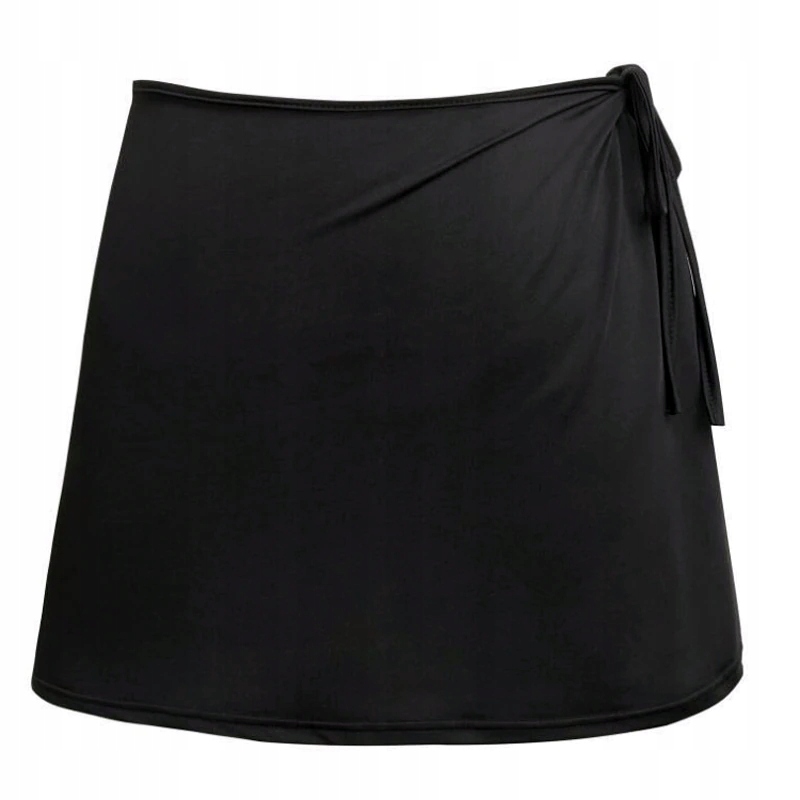 SPÓDNICZKA STRÓJ KĄPIELOWY KOSTIUM WYSOKI STAN MODELUJĄCY DAMSKI CZARNY L Rodzaj komplet