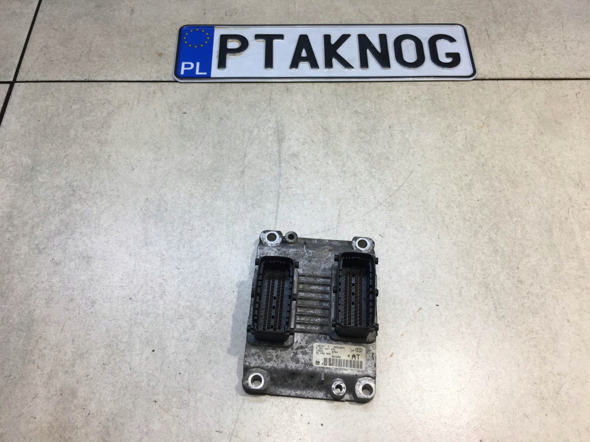 control unit of the engine ASTRA G 1.2 16V 24456866