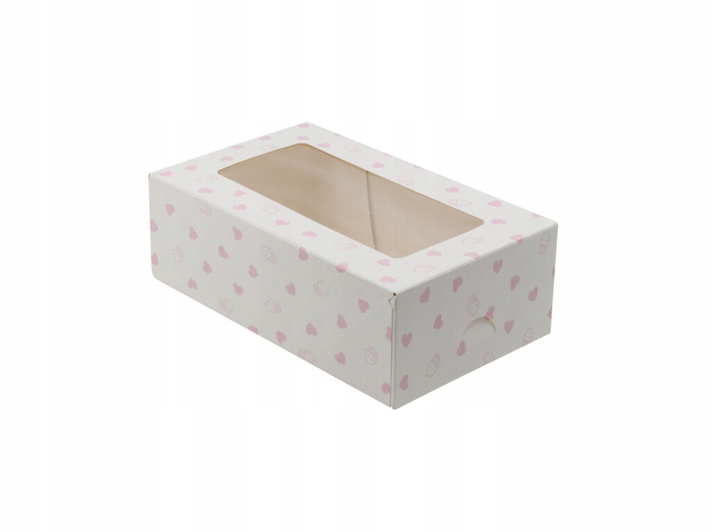 

Karton Z Oknem Na Ciasto Serce 12,5X21X7 CM 1 Szt