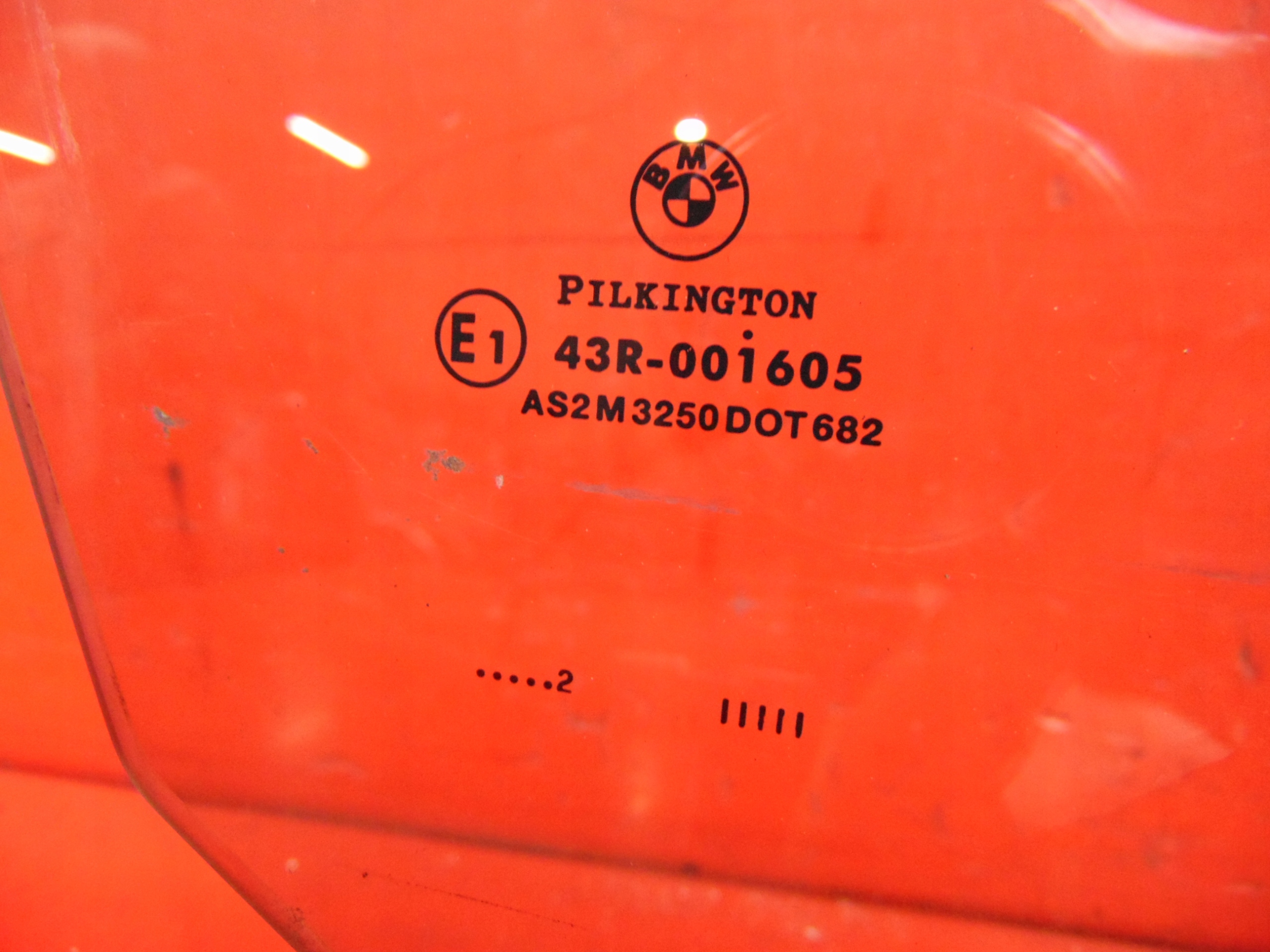 BMW 7 E65 window door right front front