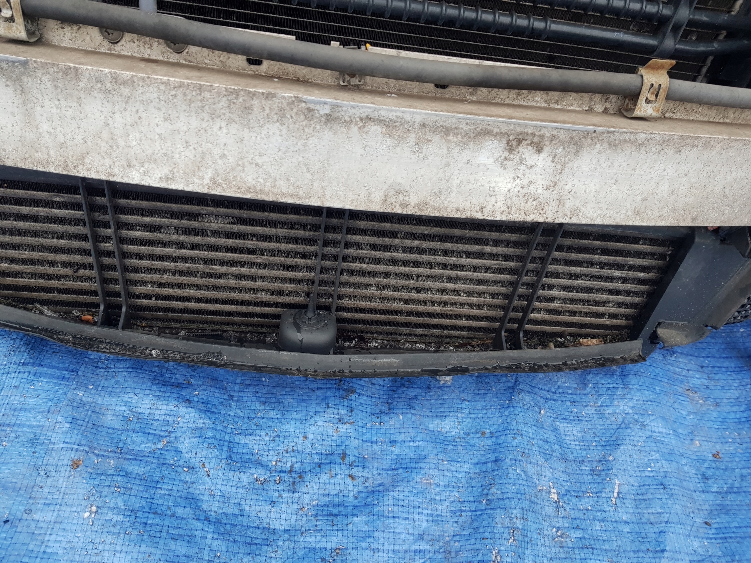 support panel for radiators radiator MERCEDES W204 2.2 CDI 651 MANUAL