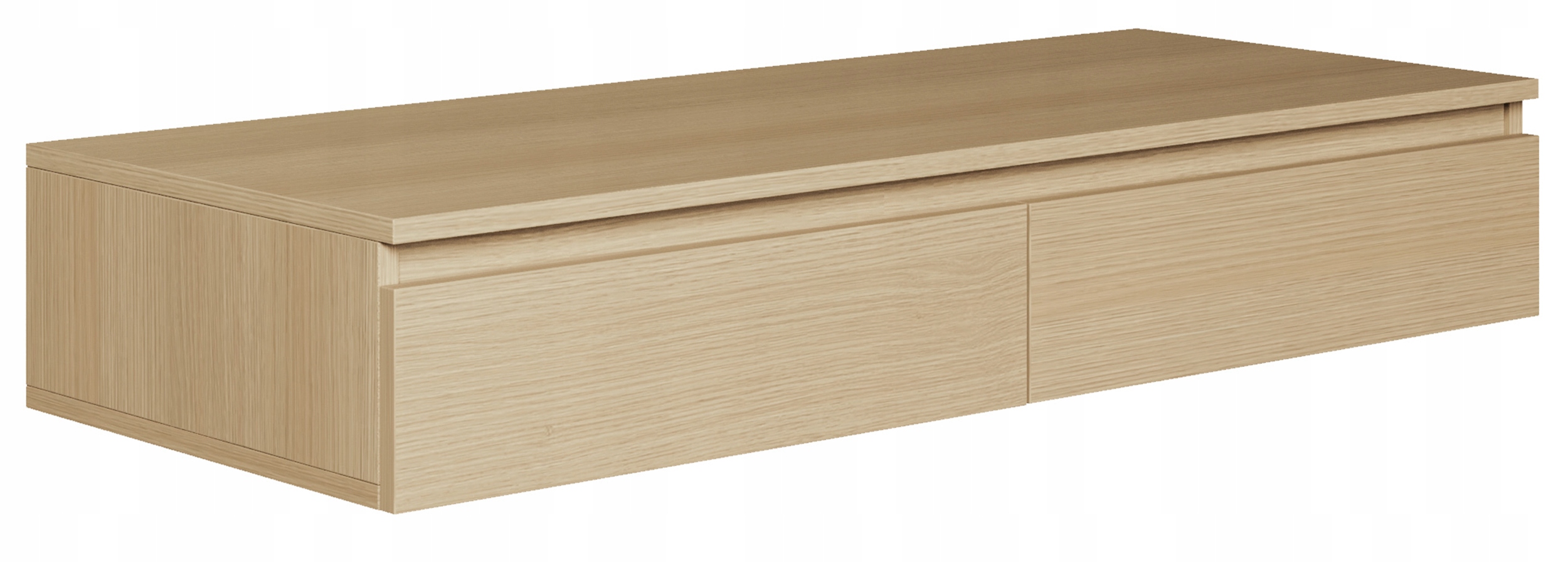 Psací stůl toaletní stolek Bemmi závěsný s zásuvkami 120 cm dub lindberg