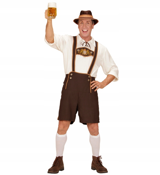 Kostým Bavorský Oktoberfest Hnědý Bavorsko XL