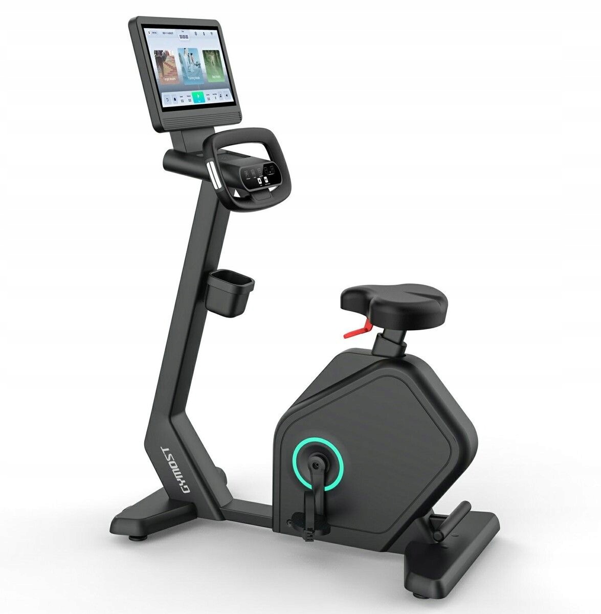 Rower elektromagnetyczny pionowy Gymost B12 Tft 21,5" Mata pod sprzęt