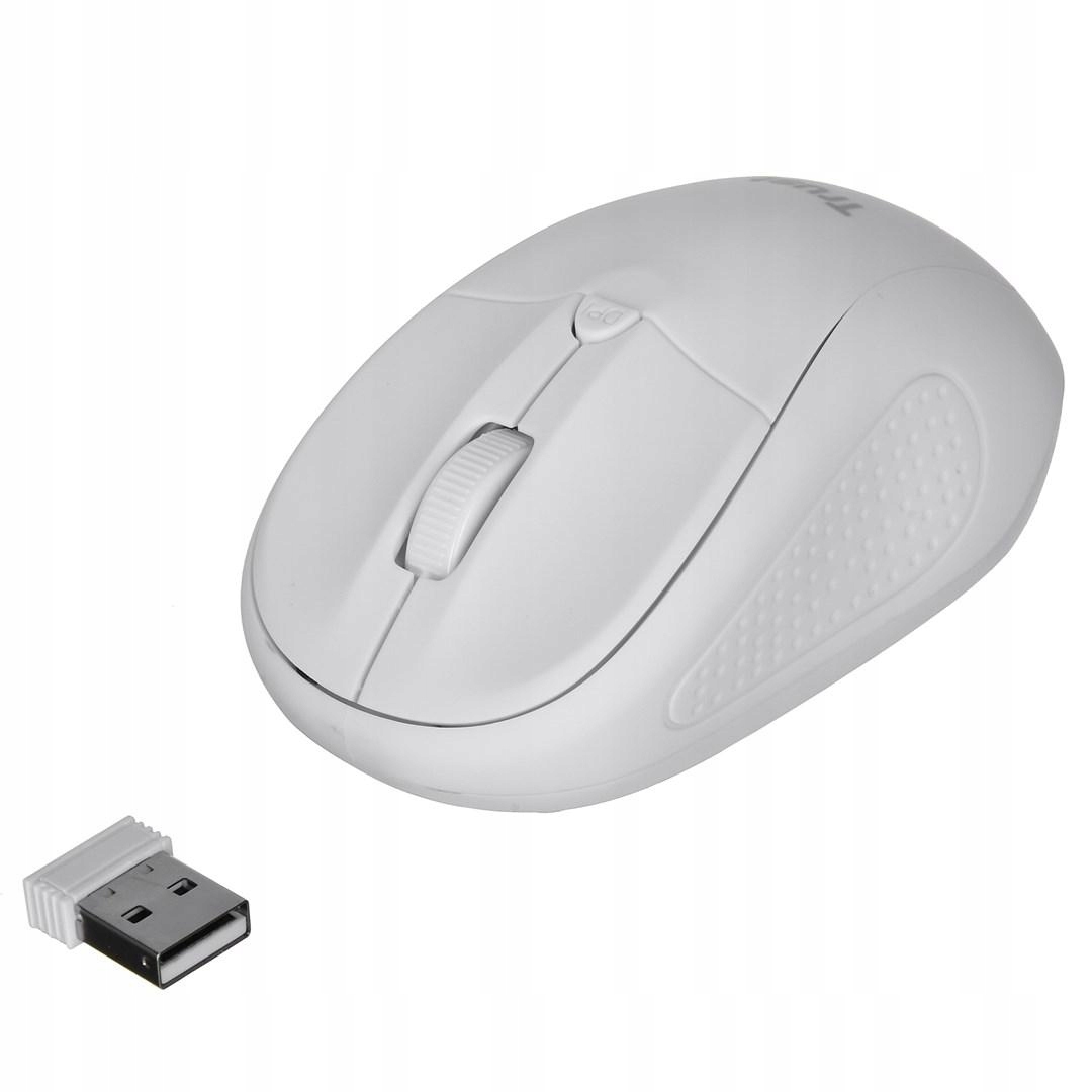 Mysz Trust Primo Wireless Mouse matt white