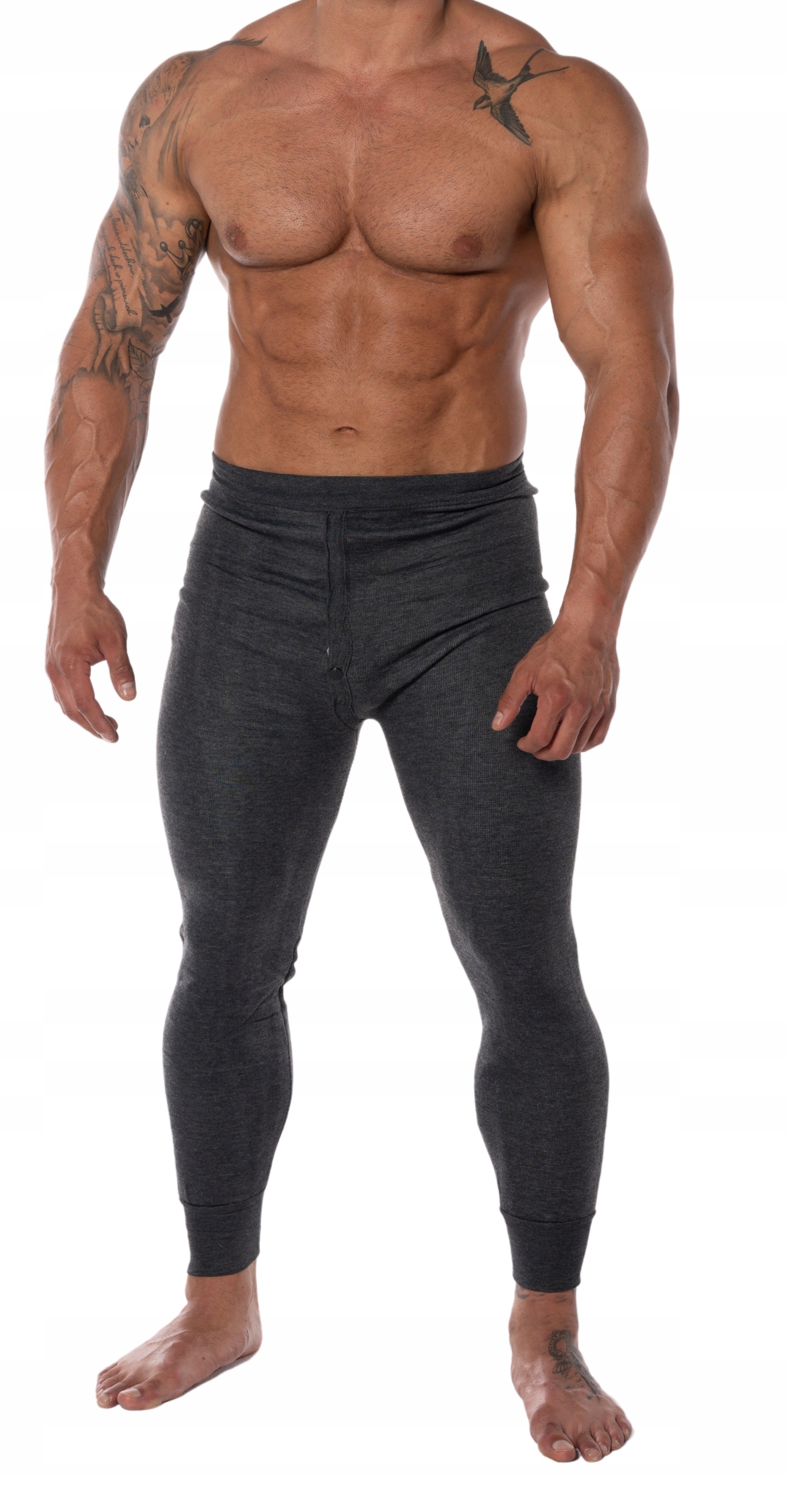 2x KALESONY TERMICZNE LEGGINSY MĘSKIE GETRY SPODNIE OCIEPLANE DŁUGIE L/XL Marka Markal