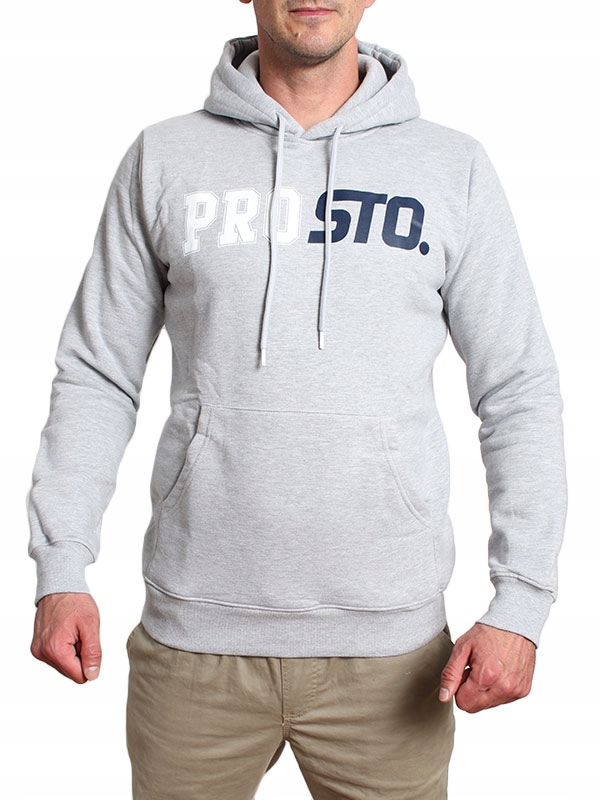 Bluza Prosto Klasyk Hoodie Mixed Grey r. M