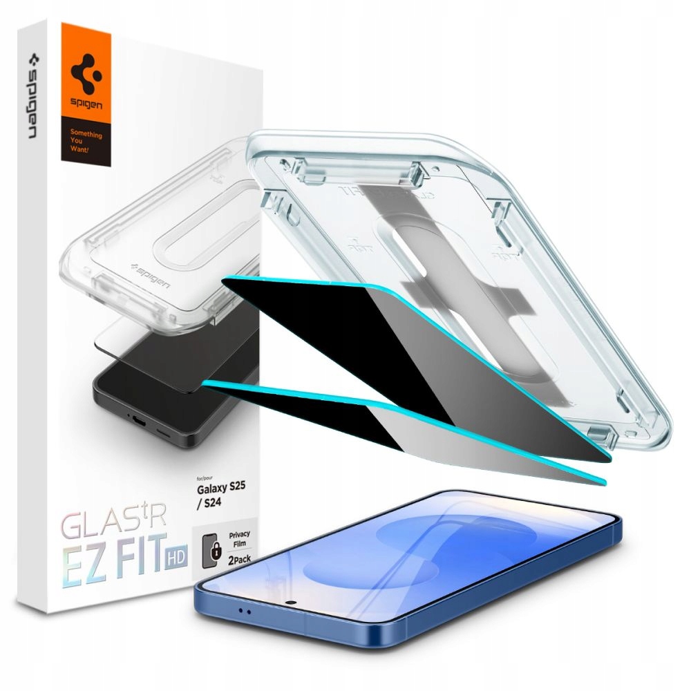 Spigen Sklo Ez Fit Hd Privacy Pro Galaxy S24 S25 2 Kusy