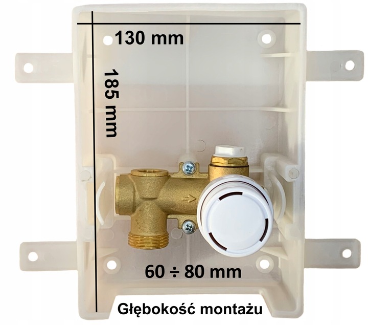 OGRANICZNIK RTL 3/4 ZAWÓR do PODŁOGÓWKI PODTYNKOWY GŁOWICA RTL BOX Kod producenta RTL1069