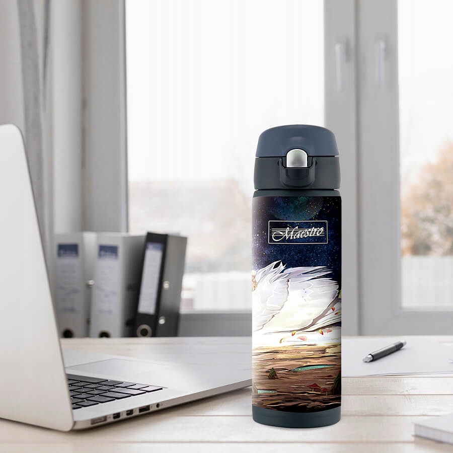 TERMOS KUBEK TERMICZNY STAL18/10 ŁABĘDŹ 12H / 0,4L EAN (GTIN) 8033954046581