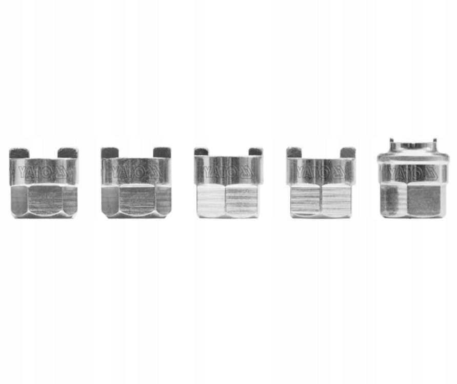 NASADKI DO AMORTYZATORÓW 5 SZTUK ZESTAW YATO Kod producenta YT-0621