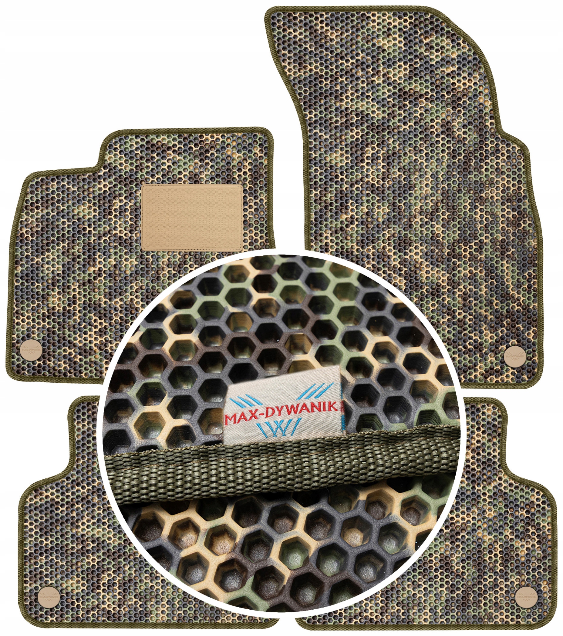 Audi Q7 II Suv 2015 Gumové rohože do auta Eva Moro