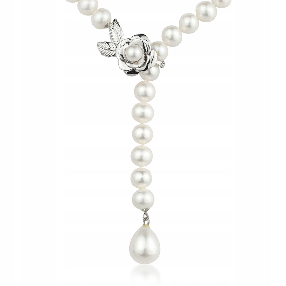 Zlatý Náhrdelník Z Pravých Perel, Kravata, Růže