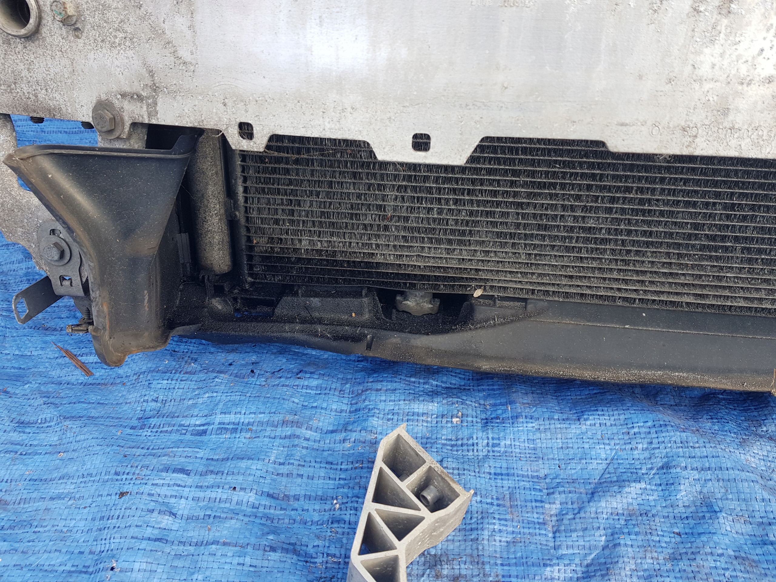 support panel for radiators radiator MERCEDES W205 MANUAL 1.6