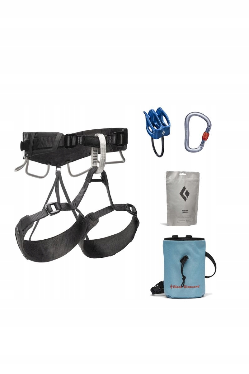 Black Diamond Zestaw wspinaczkowy Momentum 4S Package antracytowy L/XL