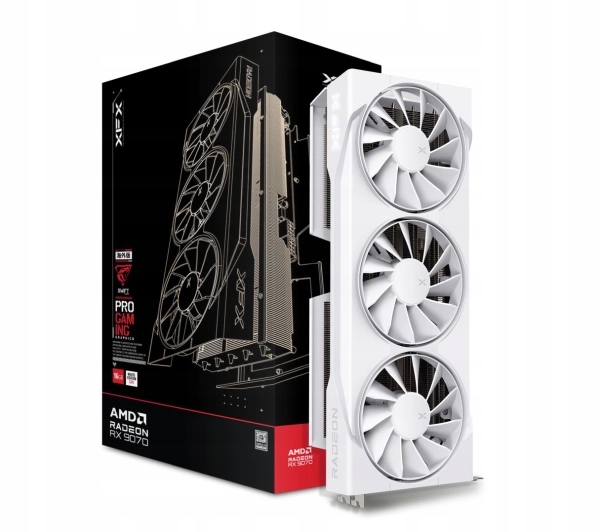 Xfx Swift Radeon Rx 9070 Oc White Triple Fan Gaming Edition 16GB GDDR6