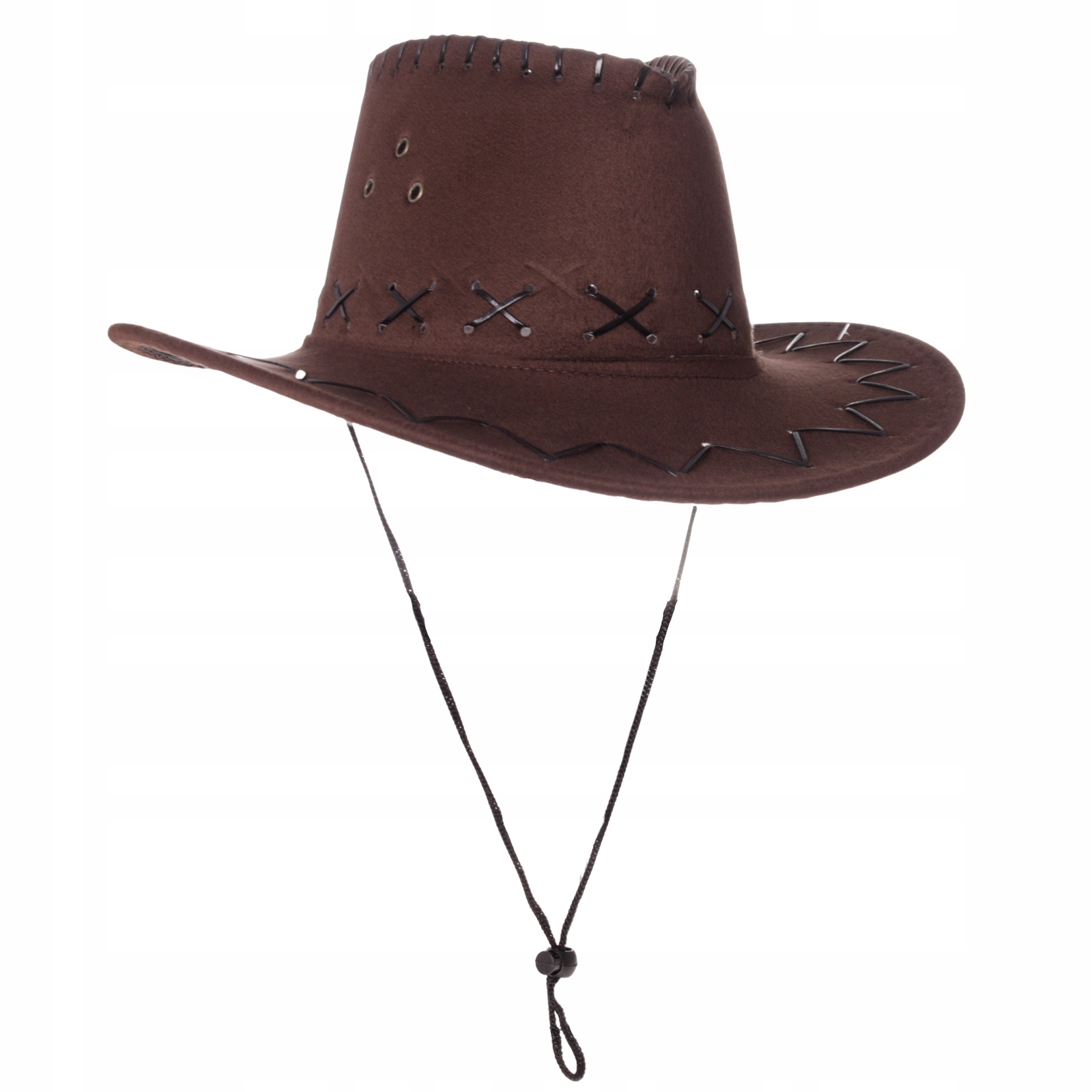 KAPELUSZ KOWBOJSKI COUNTRY WESTERN CIEMNY BRĄZ ROZMIAR UNIWERSALNY Marka Diabolo