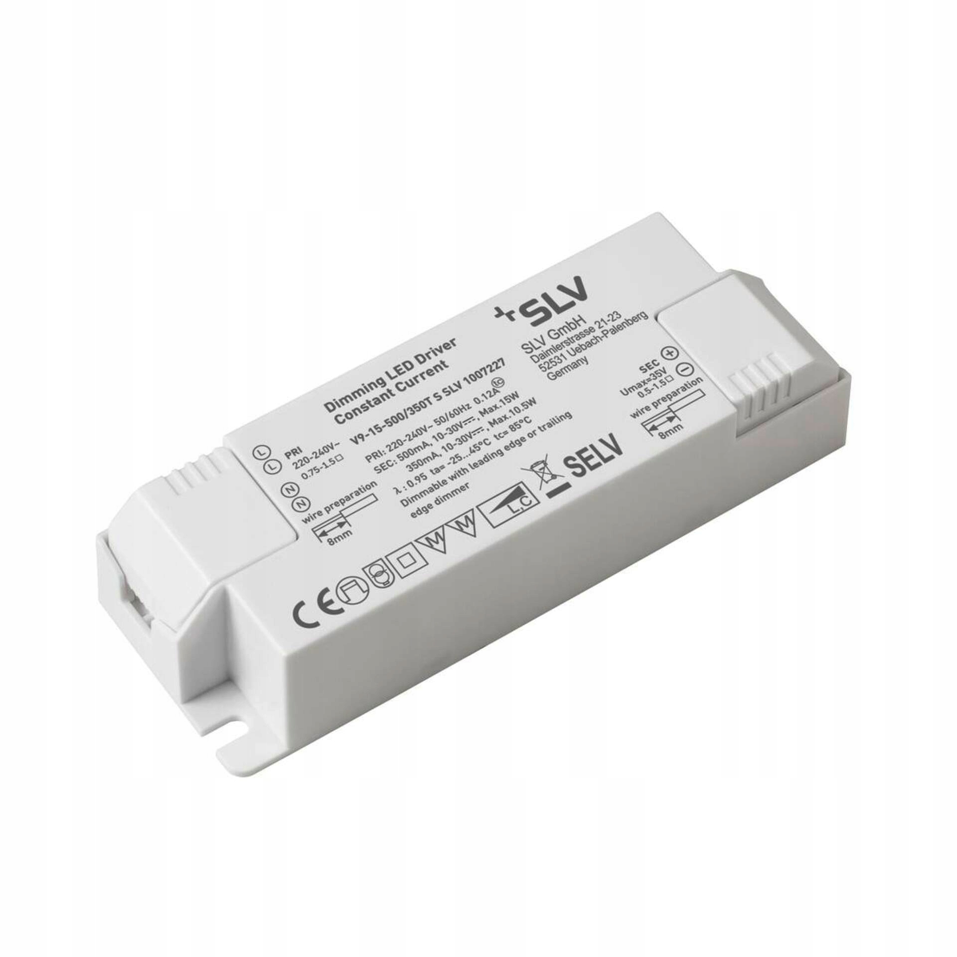 Led driver Slv 20 W stmívatelný 350/500 mA bílý